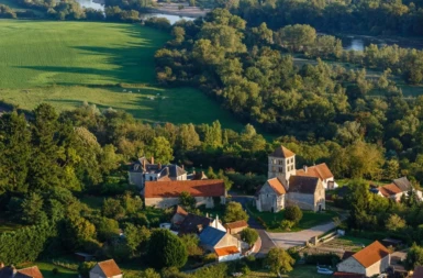 Vue aérienne de Béard