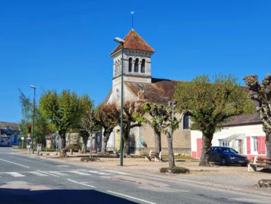 Vue sur l'Eglise de Saint-Germain-Chassenay