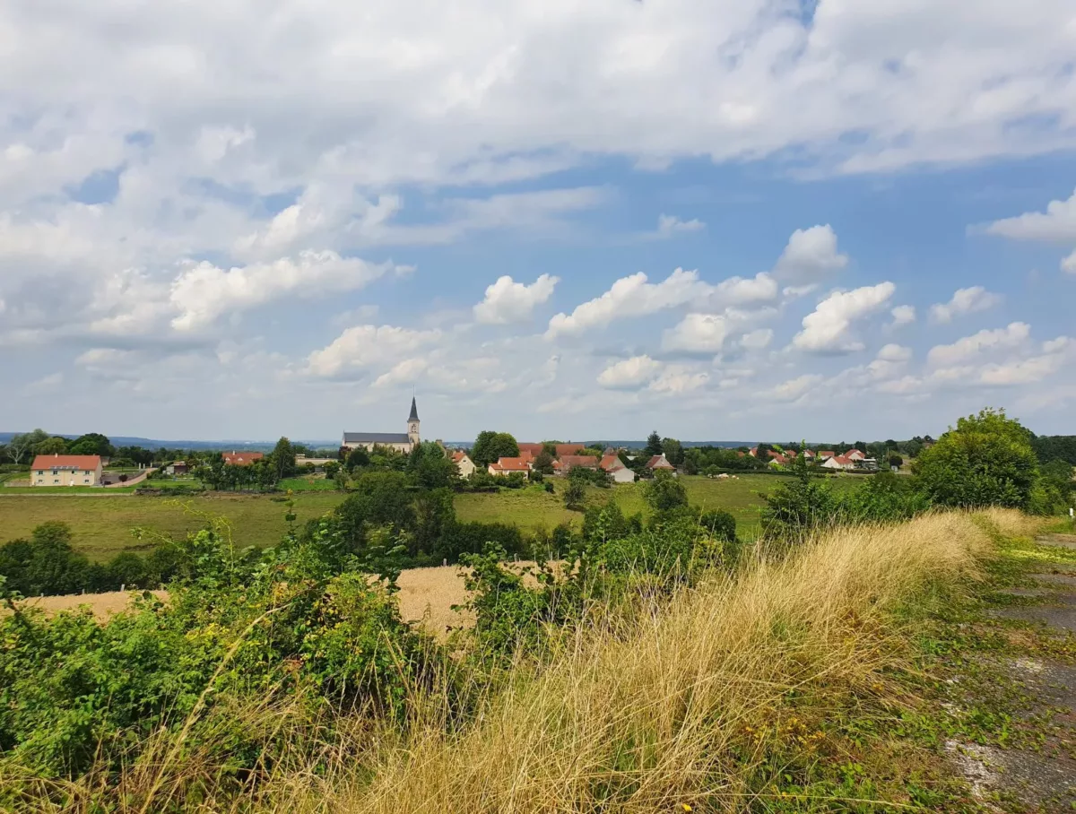 Vue depuis la route du Bourg de Saint-ouen-sur-Loire